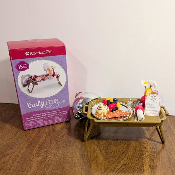 American Girl truly me Grand Hotel Room Service Set w/ Box - Picture 1 of 5